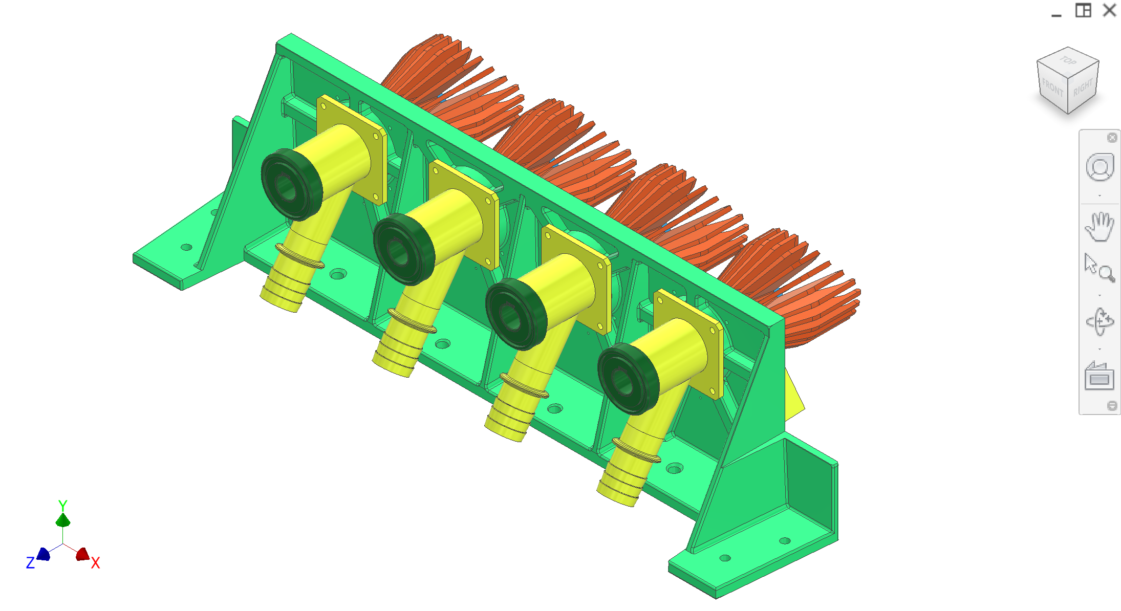 Collection with deflectors 3