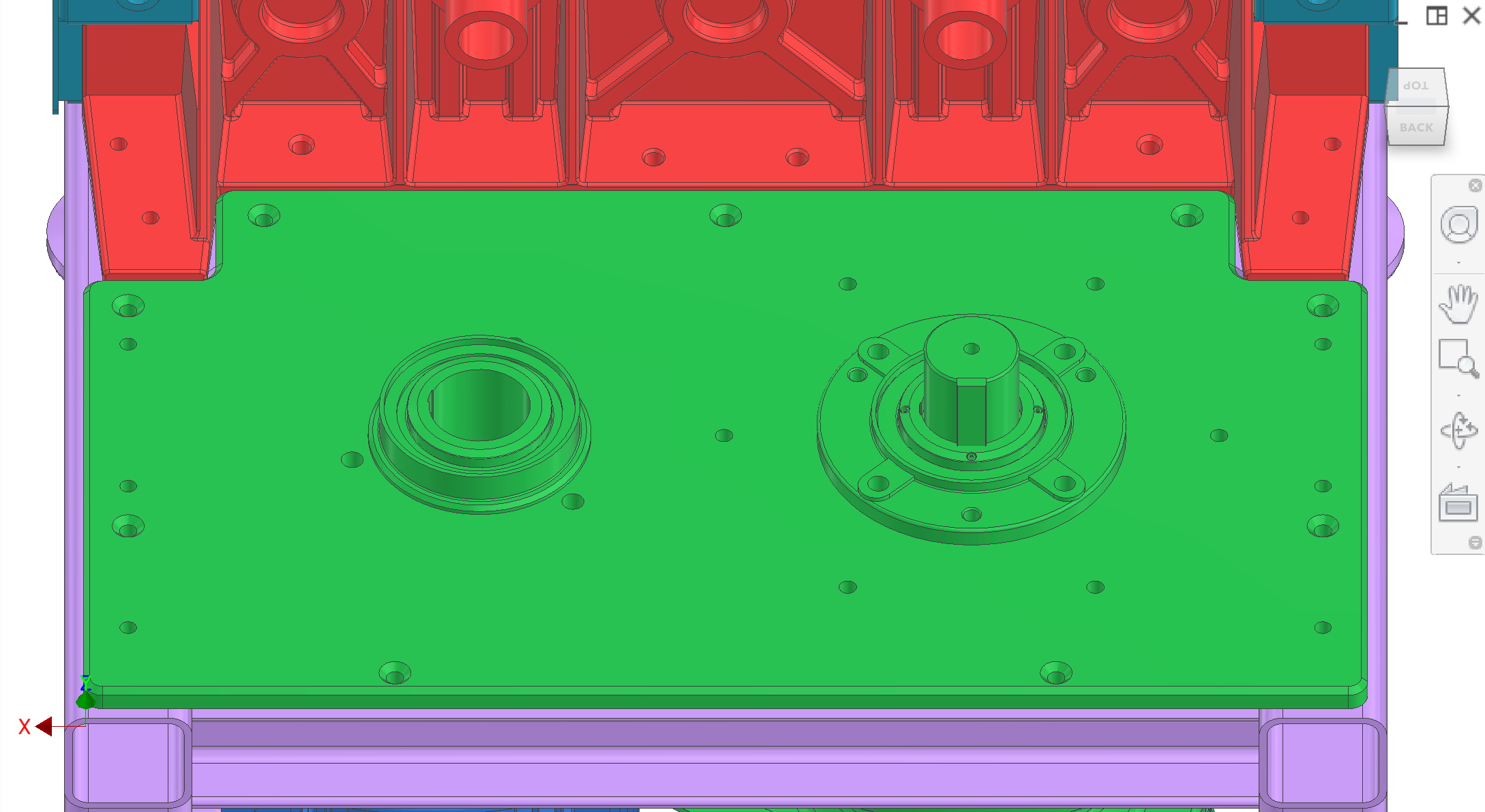 Drivetrain mount plate CAD