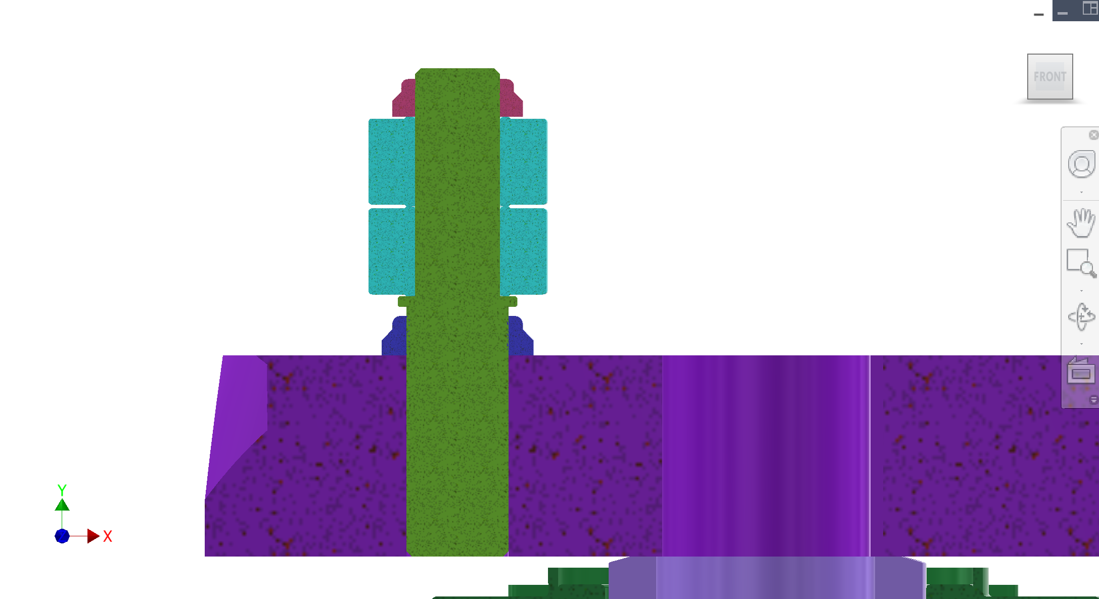 Cam bearing cross-section