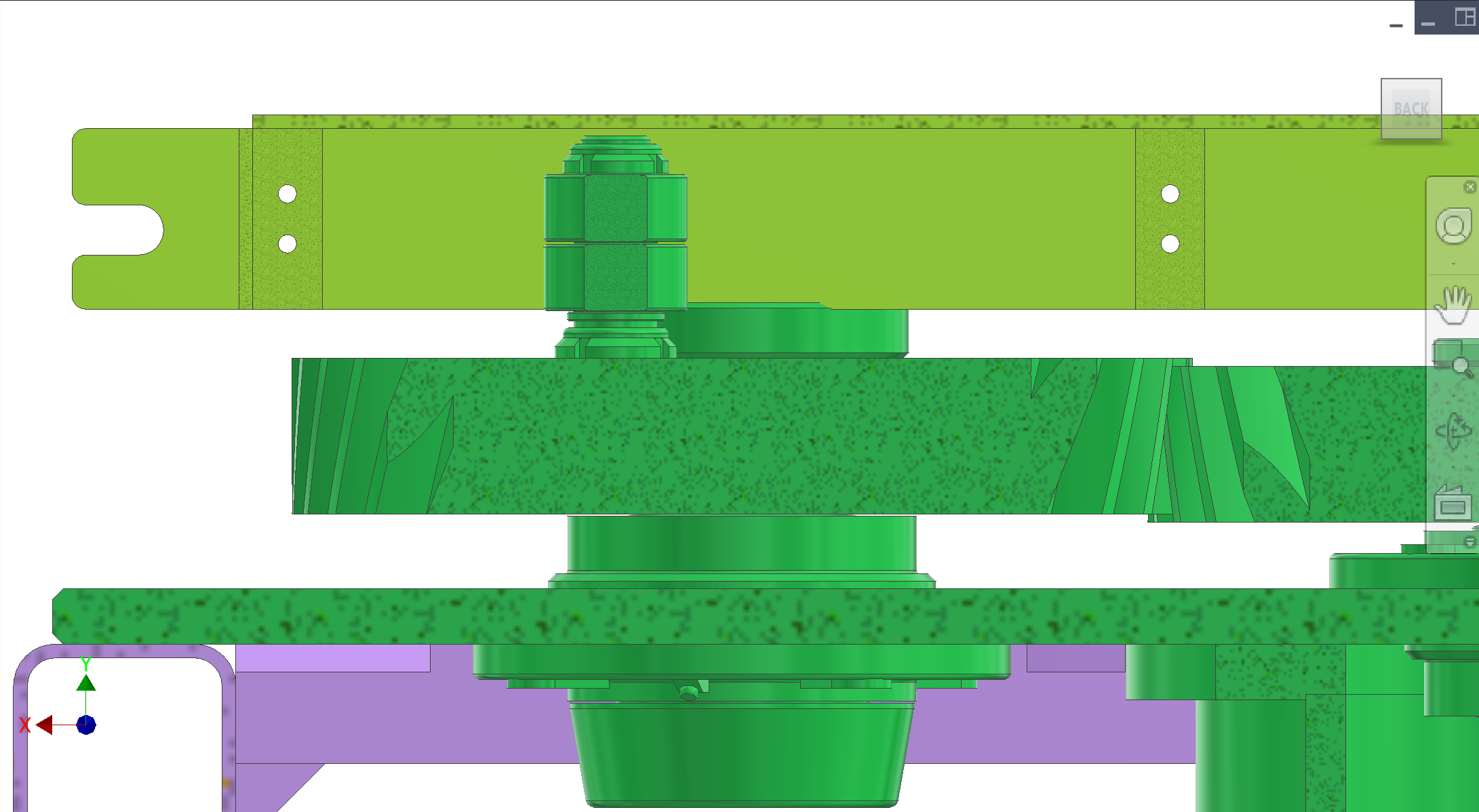 Yoke contact patch of cam bearings