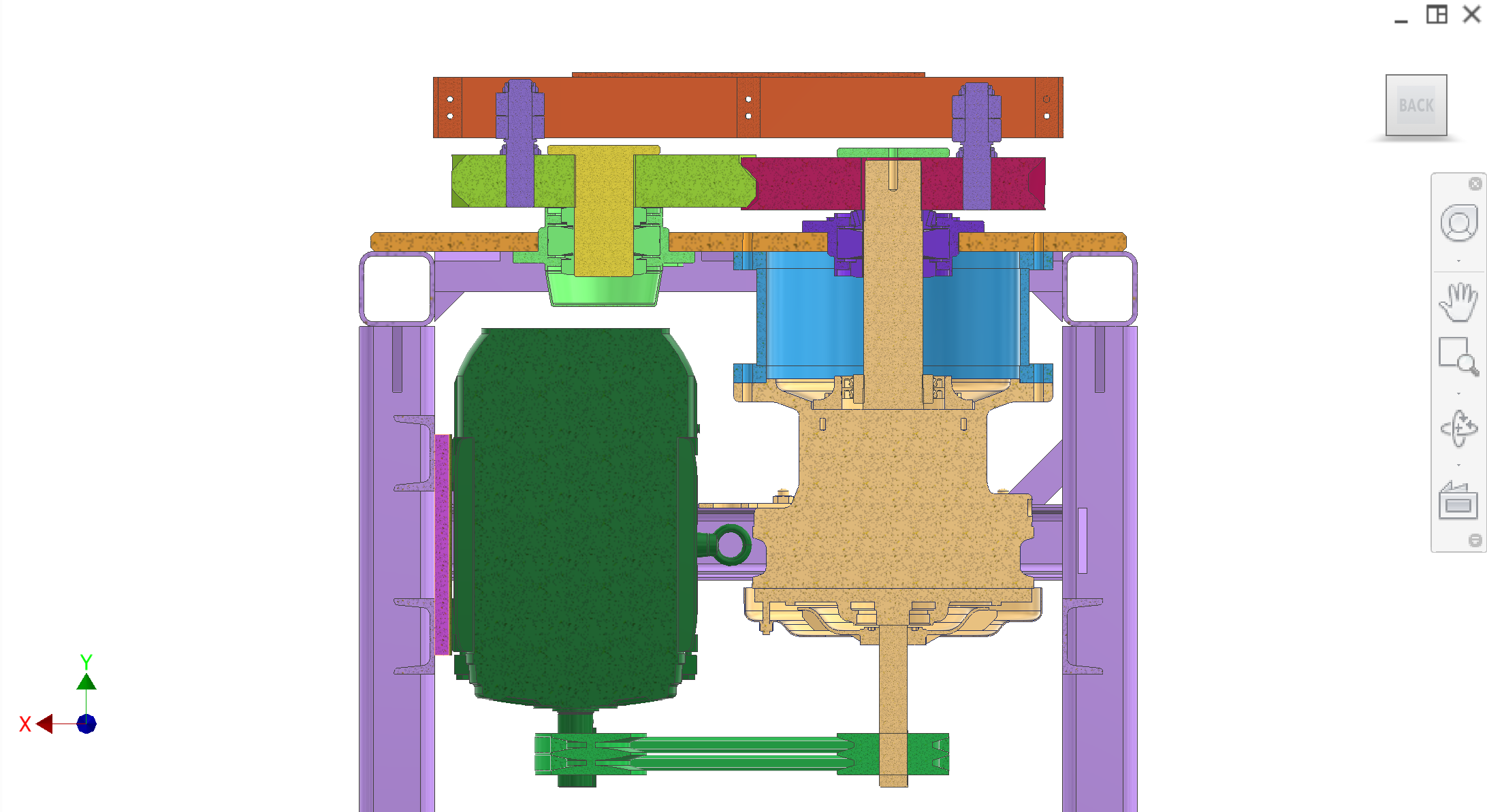 Drivetrain gear train and shafts