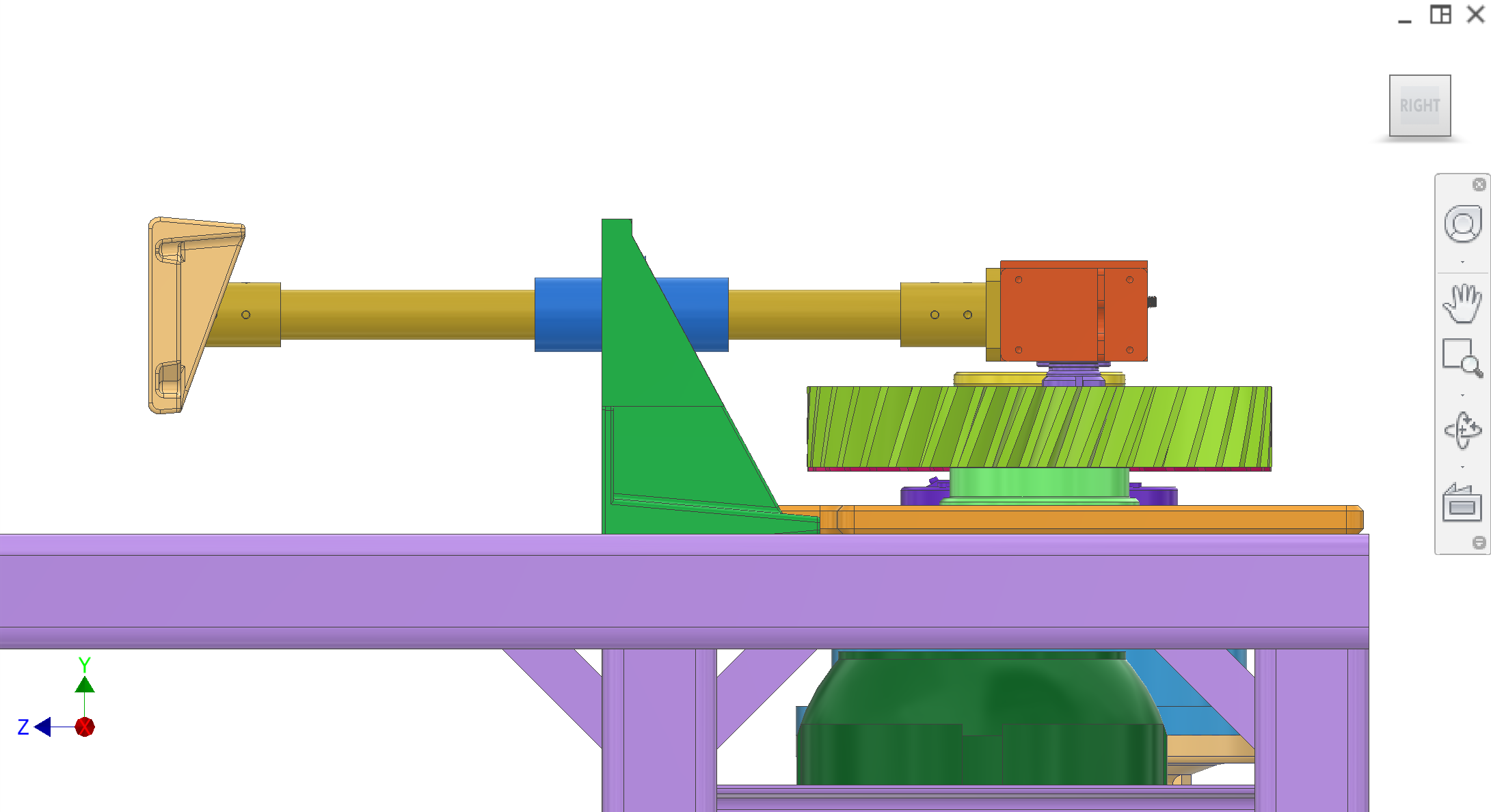 Drivetrain side view