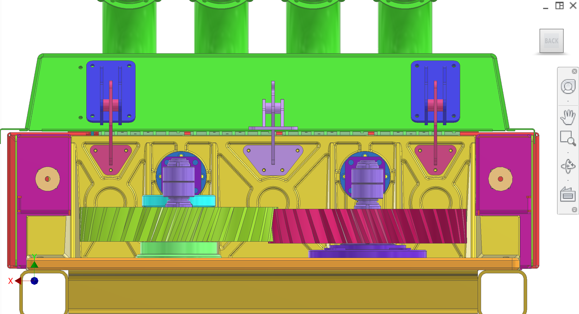 Covers front plungers