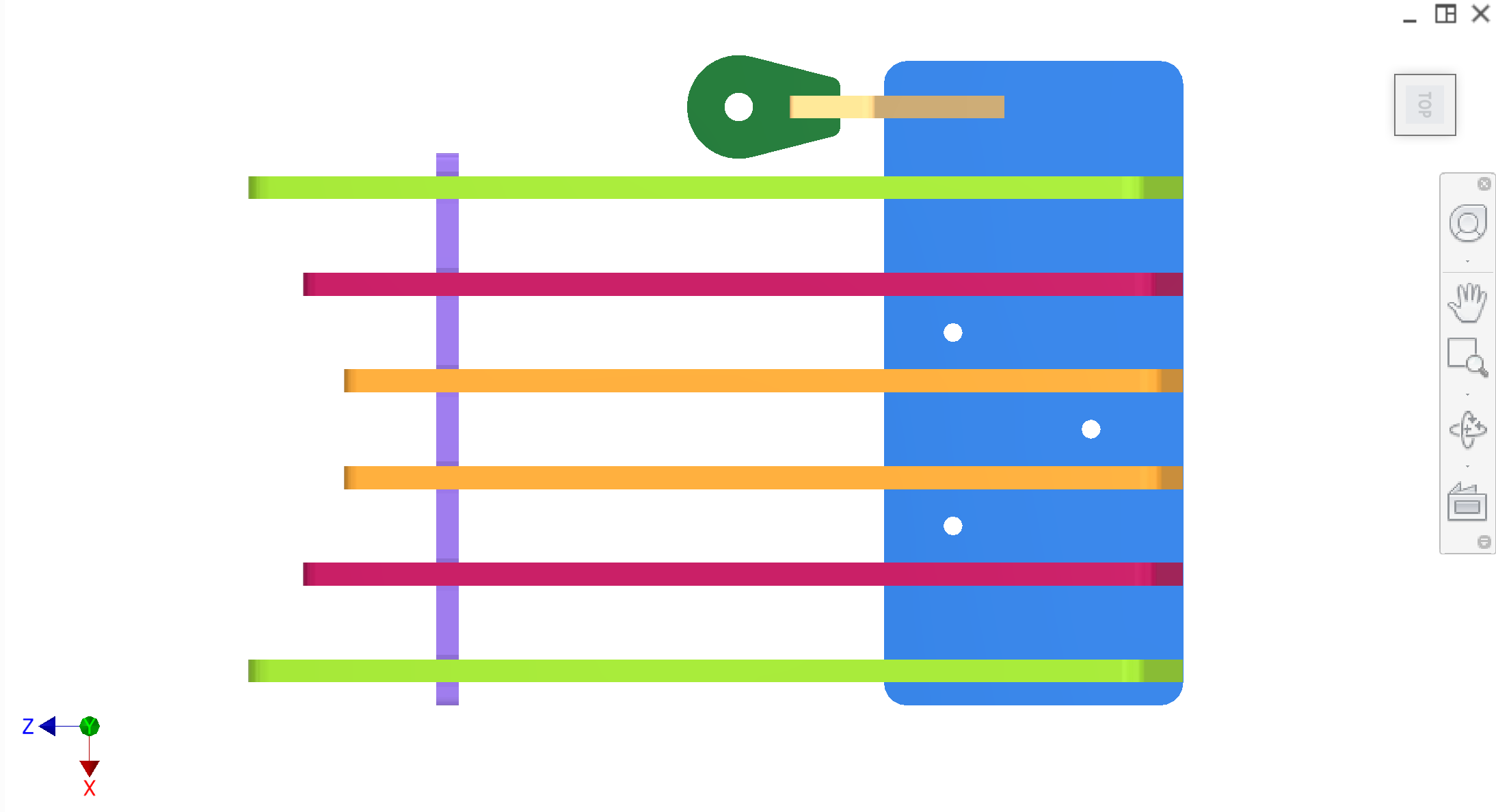 Fruit support schematic