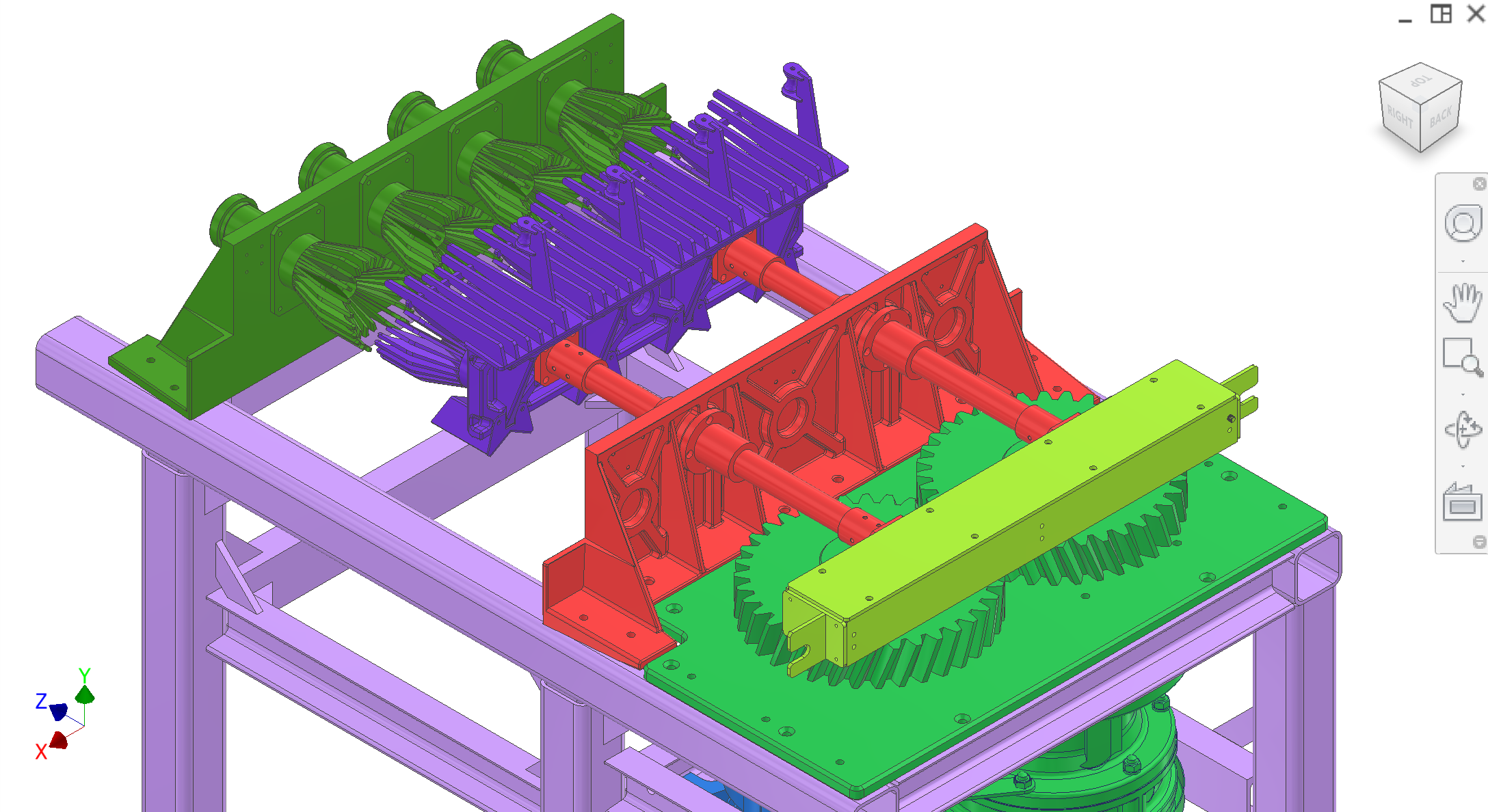 Frame — load path overview 1