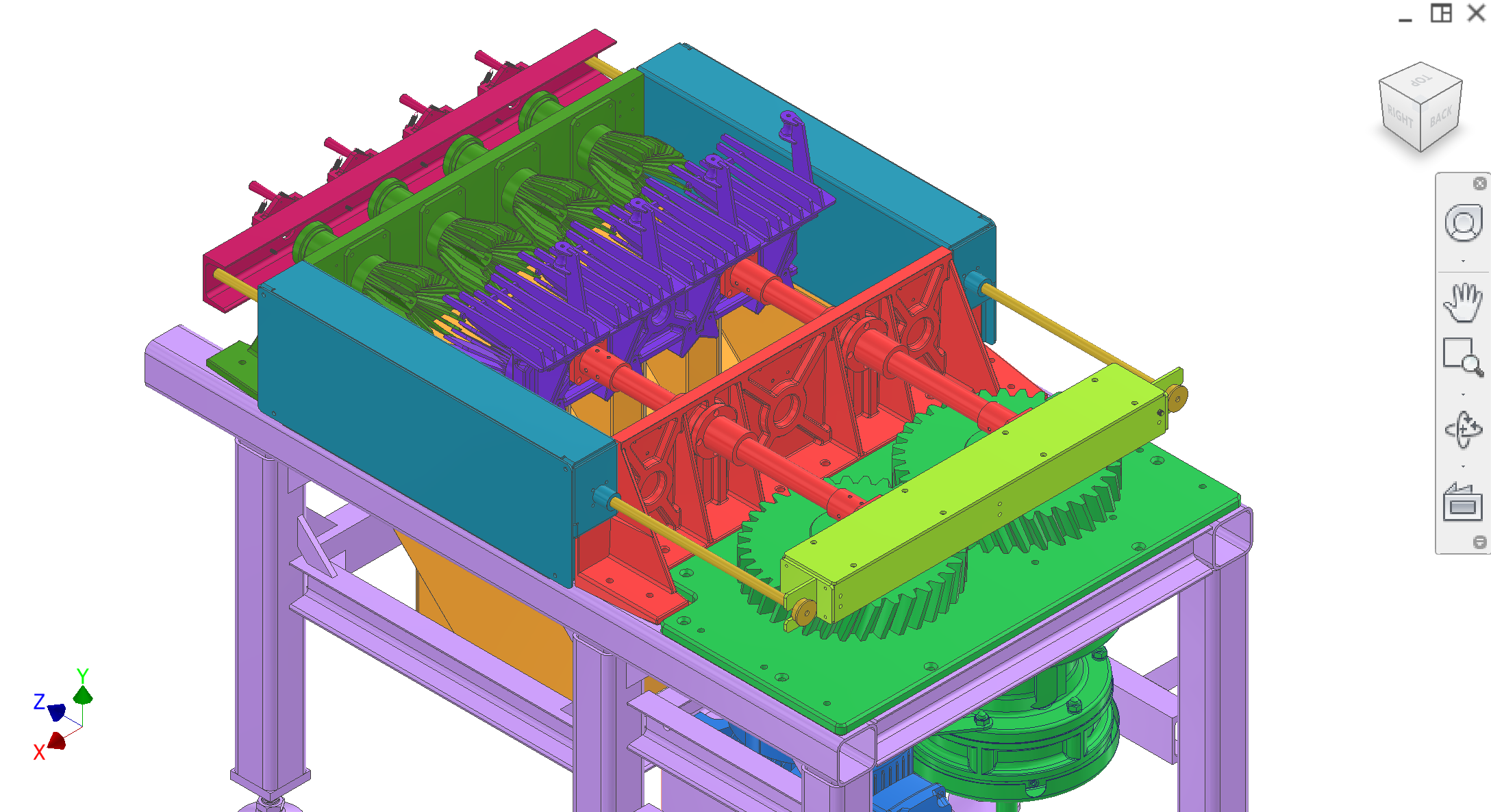 Assembly step 3b — plunger drive in place