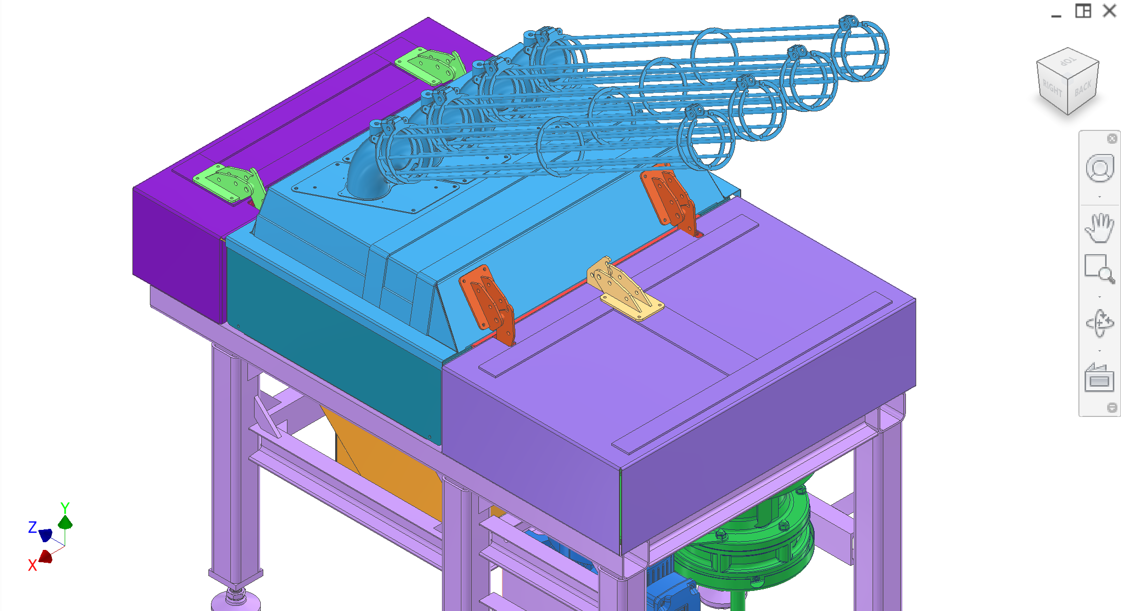 Assembly step 4 — feeder and shells