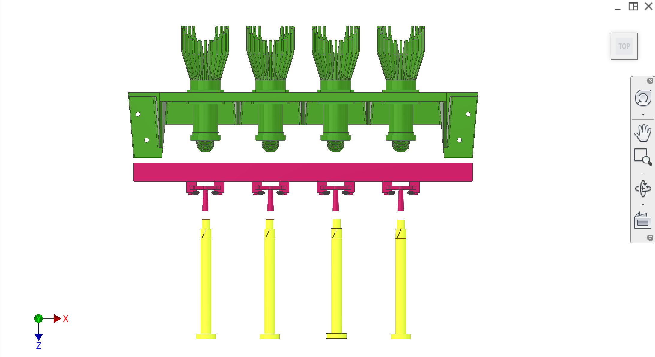 Closeup — core ejection and collection 1
