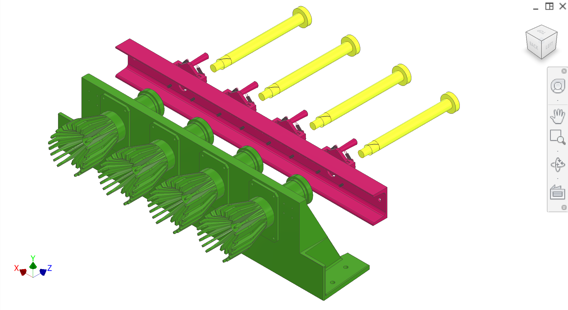 Closeup — core ejection and collection 2