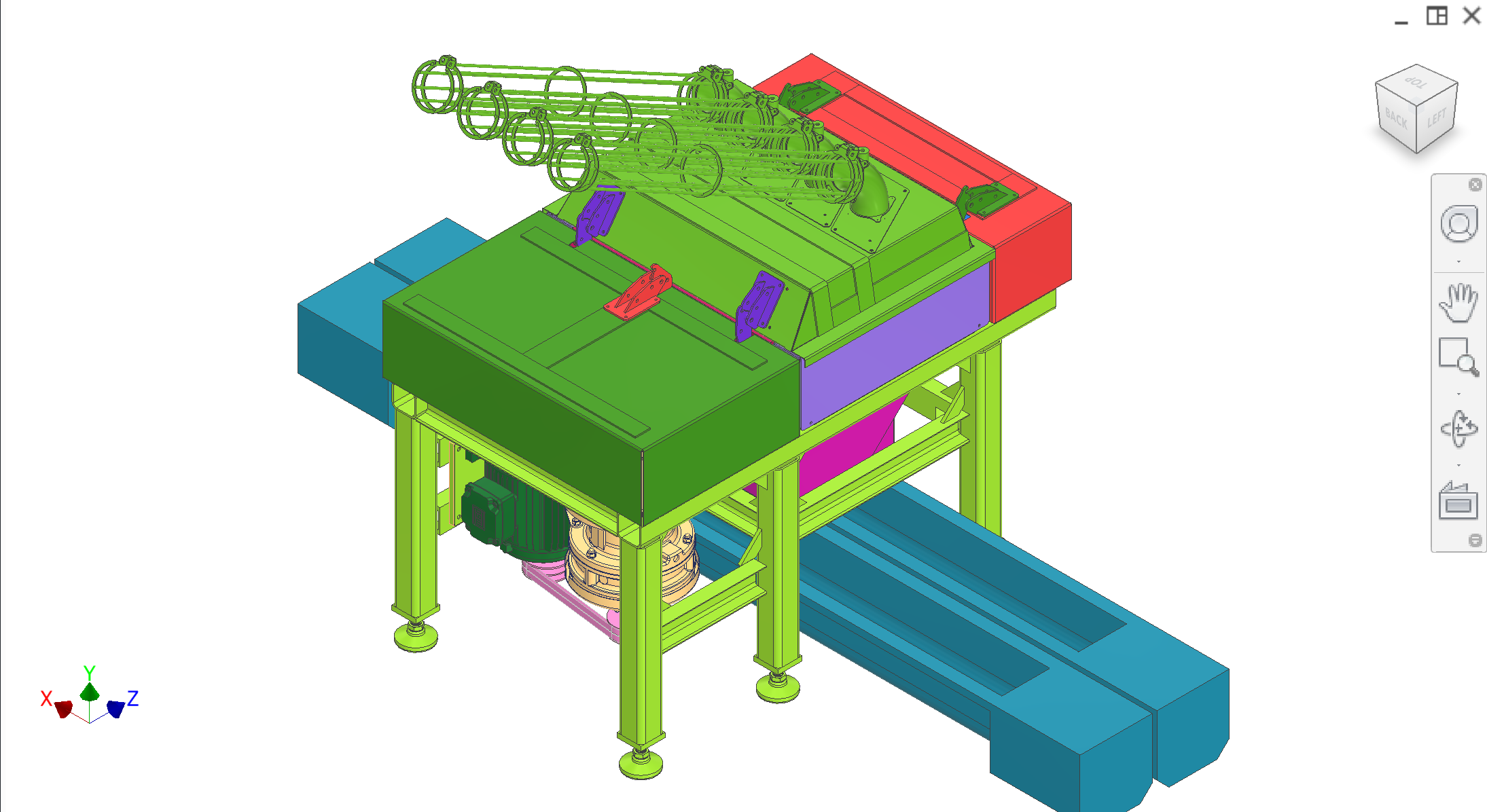 Top-level assembly assembled 3