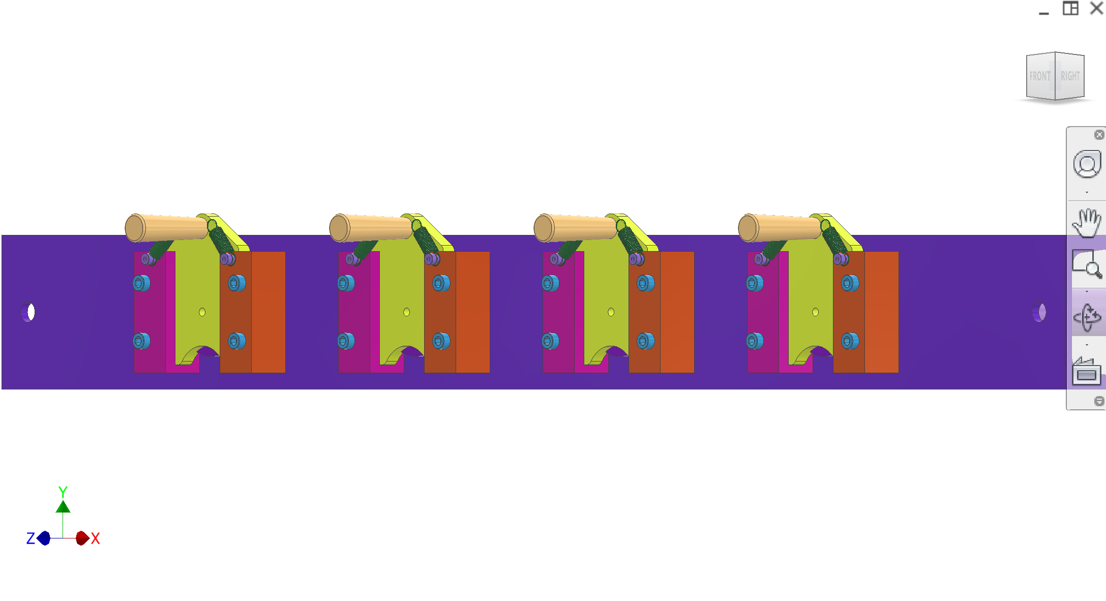 Plunger drive bracket isometric