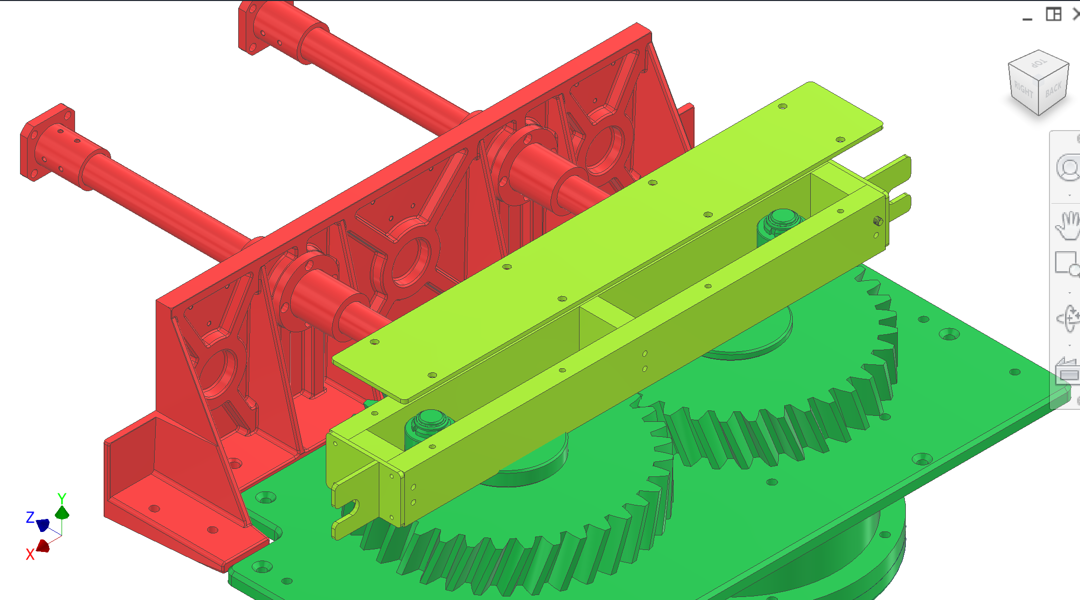 Yoke top cap concept